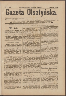 Gazeta Olsztyńska, 1892, nr 41