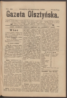 Gazeta Olsztyńska, 1892, nr 46