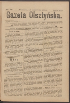Gazeta Olsztyńska, 1892, nr 49