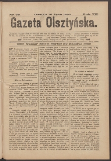 Gazeta Olsztyńska, 1892, nr 56