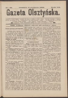 Gazeta Olsztyńska, 1892, nr 63