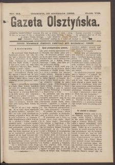 Gazeta Olsztyńska, 1892, nr 64