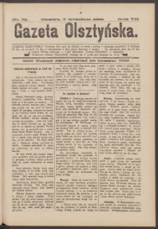 Gazeta Olsztyńska, 1892, nr 72