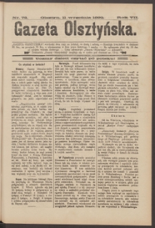 Gazeta Olsztyńska, 1892, nr 73