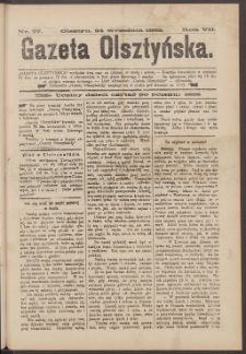 Gazeta Olsztyńska, 1892, nr 77