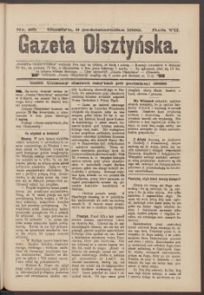 Gazeta Olsztyńska, 1892, nr 80