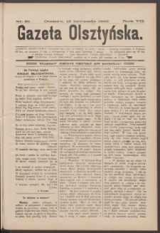 Gazeta Olsztyńska, 1892, nr 91