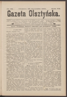 Gazeta Olsztyńska, 1892, nr 94