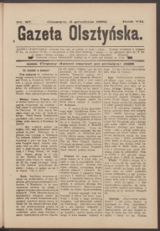 Gazeta Olsztyńska, 1892, nr 97