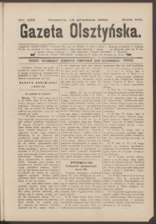 Gazeta Olsztyńska, 1892, nr 100