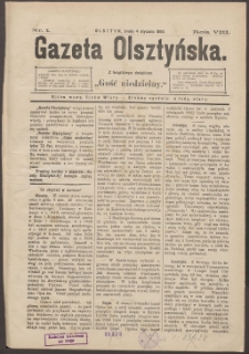 Gazeta Olsztyńska, 1893, nr 1