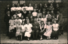 [Zdjęcie szkolne w Lidzbarku przed wybuchem wojny]