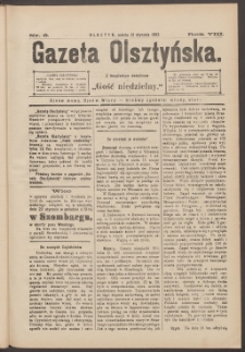 Gazeta Olsztyńska, 1893, nr 6