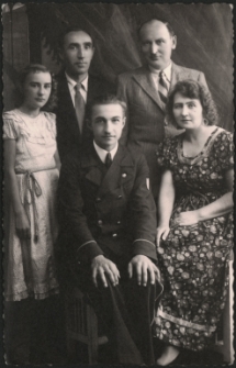 [Rodzina Przybylskich ze szwagrem Bolesławem Przyjemskim]