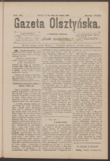Gazeta Olsztyńska, 1893, nr 31