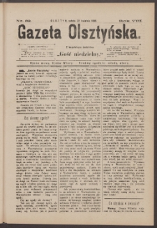 Gazeta Olsztyńska, 1893, nr 32