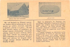 Szkoła we wsi Naglady."Pollock"