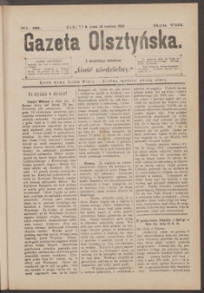 Gazeta Olsztyńska, 1893, nr 33