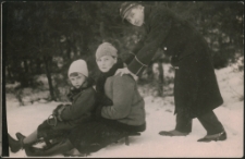 [Na sankach w Lidzbarku]