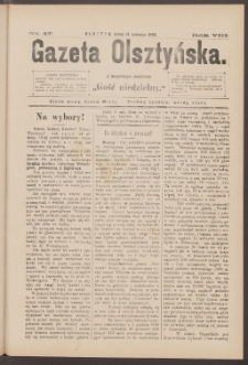 Gazeta Olsztyńska, 1893, nr 47