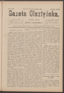 Gazeta Olsztyńska, 1893, nr 73