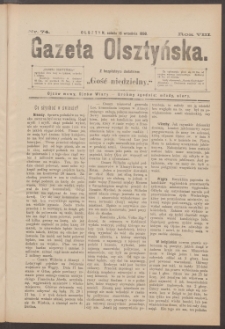 Gazeta Olsztyńska, 1893, nr 74
