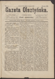 Gazeta Olsztyńska, 1894, nr 4