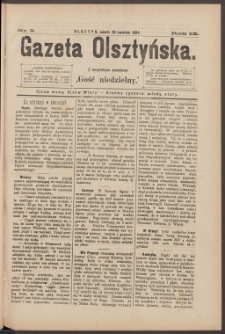 Gazeta Olsztyńska, 1894, nr 34