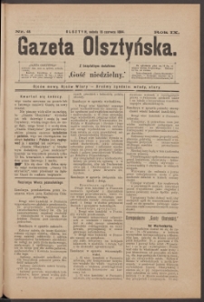 Gazeta Olsztyńska, 1894, nr 48
