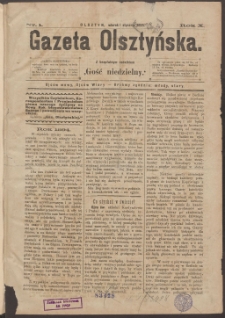 Gazeta Olsztyńska, 1895, nr 1