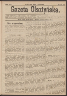 Gazeta Olsztyńska, 1895, nr 70