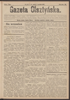 Gazeta Olsztyńska, 1895, nr 72