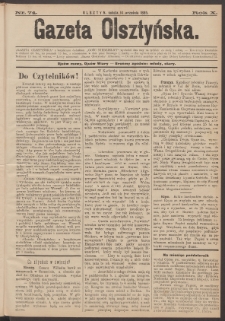 Gazeta Olsztyńska, 1895, nr 74