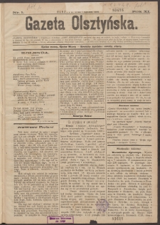 Gazeta Olsztyńska, 1896, nr 1