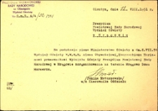 Upoważnienie do prowadzenia Domu Harcerza w Mrągowie 1951. [2]