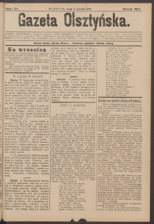 Gazeta Olsztyńska, 1896, nr 71