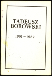 Tadeusz Borowski : Malarstwo i grafika