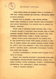 [Nasze miasto nazywa się Mrągowo...]