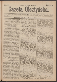 Gazeta Olsztyńska, 1897, nr 34