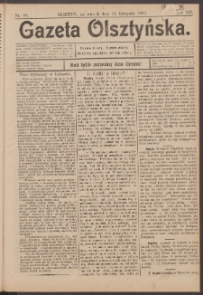 Gazeta Olsztyńska, 1897, nr 98