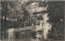 Masuren Rudczanny, Dampfer Löwentin durch den Kanal Fahrend