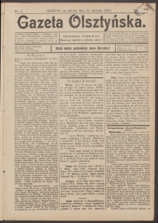 Gazeta Olsztyńska, 1898, nr 5