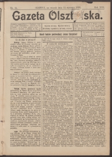 Gazeta Olsztyńska, 1898, nr 11