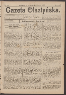 Gazeta Olsztyńska, 1898, nr 25