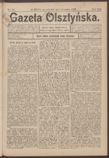 Gazeta Olsztyńska, 1898, nr 30