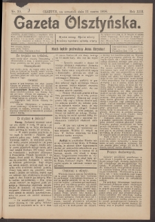 Gazeta Olsztyńska, 1898, nr 39