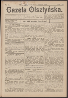 Gazeta Olsztyńska, 1898, nr 40