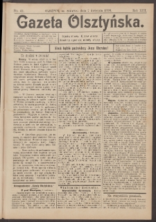 Gazeta Olsztyńska, 1898, nr 42