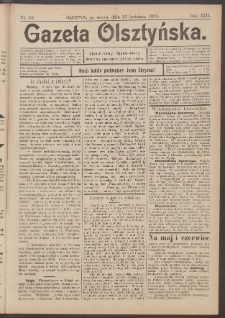 Gazeta Olsztyńska, 1898, nr 49
