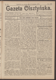 Gazeta Olsztyńska, 1898, nr 49